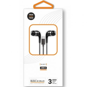 Auriculares hop negros intrauditivos conect. usb-c