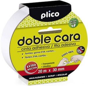 CINTA DOBLE CARA ADHESIVA 30MMX20M