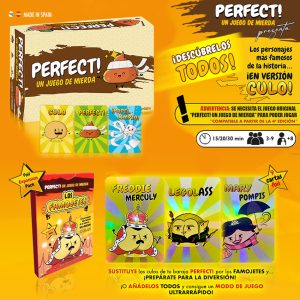 PACK PERFECT! UN JUEGO DE MIERDA + EXPANSION LOS FAMOJETES
