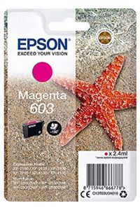 CARTUCHO TINTA ORIGINAL EPSON MAGENTA 603 C13T03U34010
