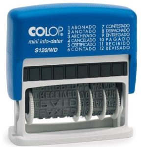 SELLO FECHADOR AUTOMATICO 120WD PALABRA/FECHA 4MM