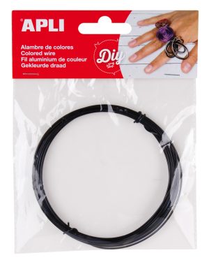 C/5 HILO ALAMBRE NEGRO 1,55MM X 5M