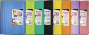 Paq/12 carpeta 20 fundas soldadas a4 tapa flexible colores surtidos carchiplas