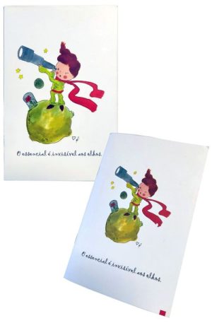 Expositor 5 pack baralho de cartas + bloco de notas