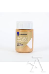 C/6 bote pintura metalizada la pajarita oro ducado 35ml