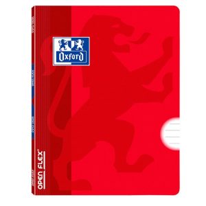PAQ/10 LIBRETA OPENFLEX A4 48H. 90G. 1 HORIZONTAL ROJO
