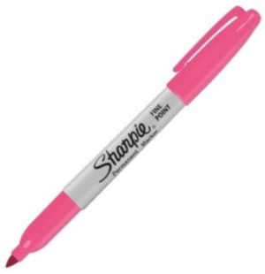 C/12 ROTULADOR SHARPIE PUNTA FINA FUCSIA PERMANENTE