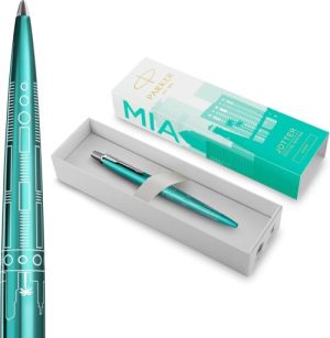 Boligrafo parker jotter edicion especial miami cuerpo color turquesa