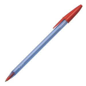 C/50 BOLIGRAFO BIC CRISTAL SOFT ROJO
