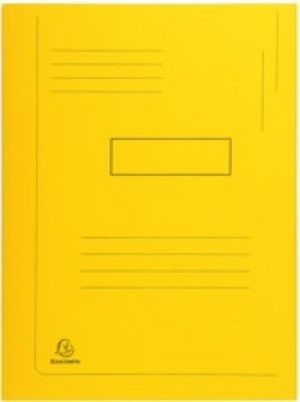 PAQ/50 SUBCARPETAS A4 280G 2 SOLAPAS COLOR AMARILLO