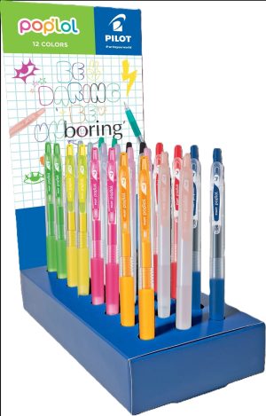 Exp 24 boligrafos pilot pop lol gel punta 0,7mm