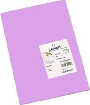 Paq 25 cartulinas iris 50x65 cm. color lila 185 g.