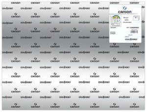Paq 25 cartulinas iris 50x65 cm. color plata metalizada 230 g.