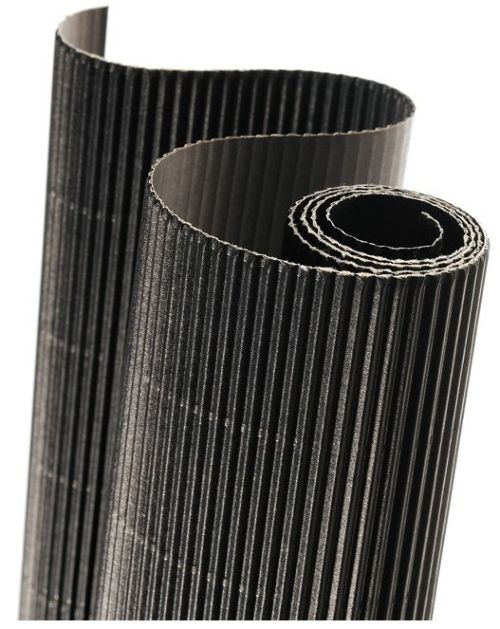 ROLLO CARTON ONDULADO 50X70CM 300G NEGRO CANSON