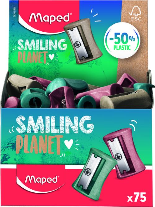 Exp 75 afilalapices plastico 1 uso vivo smiling planet