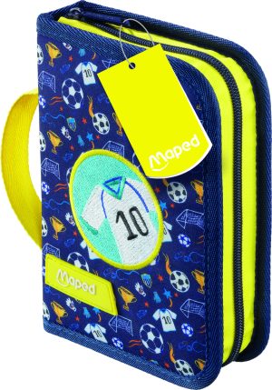 Plumier 1 cremallera multiproducto 31 piezas futbol maped