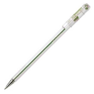 C/12 boligrafo superb bk77 verde punta 0,7mm pentel