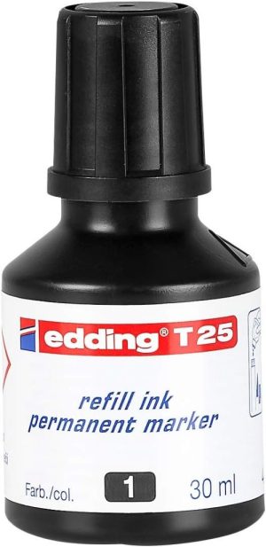 Bote de tinta rotulador t-25 30 ml negro