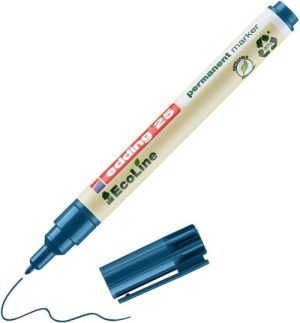 C/10 ROTULADOR EDDING ECOLINE E25 AZUL MARCADOR PERMANENTE