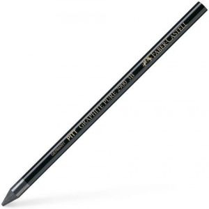C/6 BARRA GRAFITO PURO 6B EN FORMA DE LAPIZ FABER CASTELL