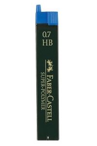 C/12 TUBOS MINAS 0,7MM HB SUPER-POLYMER FABER-CASTELL