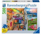 PUZZLE 2D PERSPECTIVA DESDE EL CAMPER LARGE 500 PIEZAS