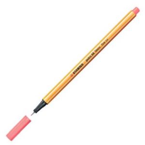 C/10 STABILO POINT 88 ROJO NEON Nº040 PUNTA DE FIBRA 0,4MM