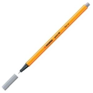 C/10 stabilo point 88 gris medio nº95 punta de fibra 0,4mm