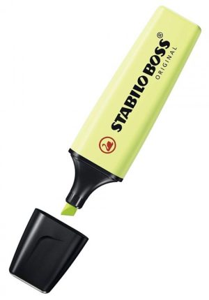 C/10 marcador fluorescente chispa de lima pastel stabilo boss 70/133