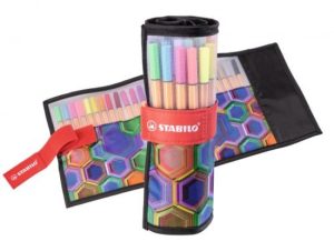 Estuche 25 colores rollerset Arty stabilo point 88