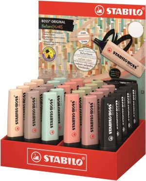 Exp 30 marcador fluorescente stabilo boss nature colores surtidos