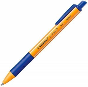 c/10 Bolígrafo stabilo pointball colorful azul marino punta m 0.5 mm.