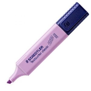 C/10 marcadores fluorescentes lavanda texsurfer classic pastel