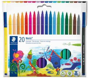 Estuche 20 rotuladores de colores noris club 326