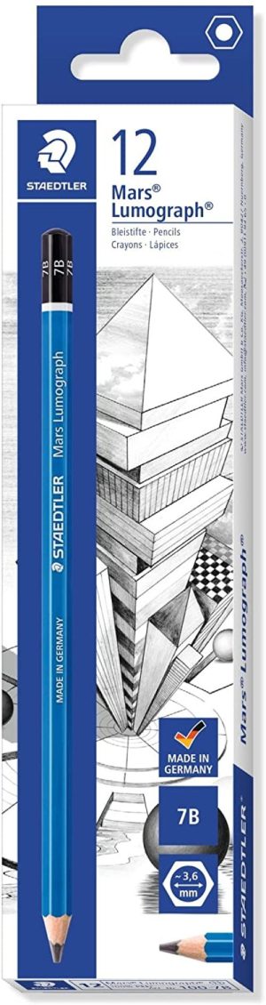 C/12 LAPIZ DE GRAFITO MARS LUMOGRAPH 100 7B