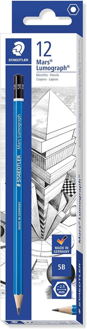 C/12 LAPIZ DE GRAFITO MARS LUMOGRAPH 100 5B