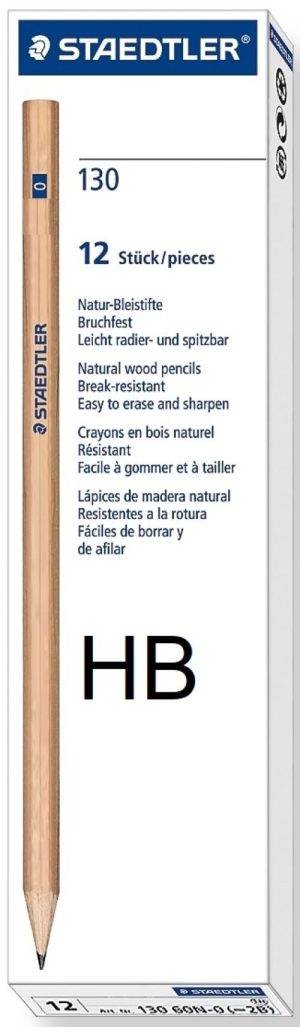 C/12 LAPIZ DE MADERA NATURAL 2HB 100% FSC
