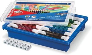 Bandeja expositora 288 lapices noris colour 185 colores surtidos (24 x color)