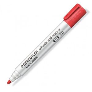 C/10 rotuladores lumocolor whiteboard marker 351 color rojo