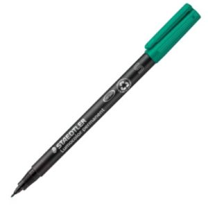 C/10 ROTULADOR LUMOCOLOR 313 VERDE PUNTA S PERMANENTE