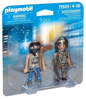 DUOPACK POLICIA CON LADRON PLAYMOBIL