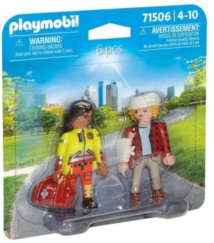 DUOPACK PARAMEDICO CON PACIENTE PLAYMOBIL