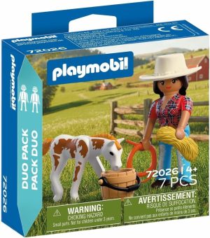 DUO PACK JINETE CON CABALLO PLAYMOBIL