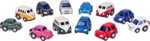 PACK 12 COCHES MINI RACER METAL CON PULLBACK SURTIDOS