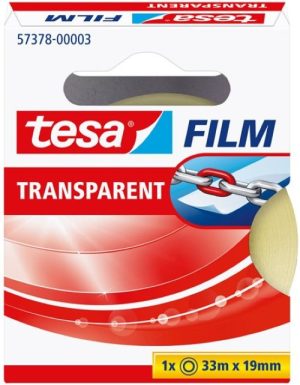 C/10 rollos tesafilm transparent 33mx19mm en marcheta tesa