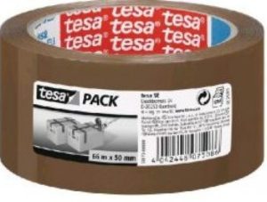 Pack 6 rollos cinta embalaje polipropileno standard marrón 04280 66mx50mm