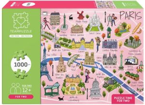 PARIS TEAMPUZZLE PARA DOS 500+500 PIEZAS