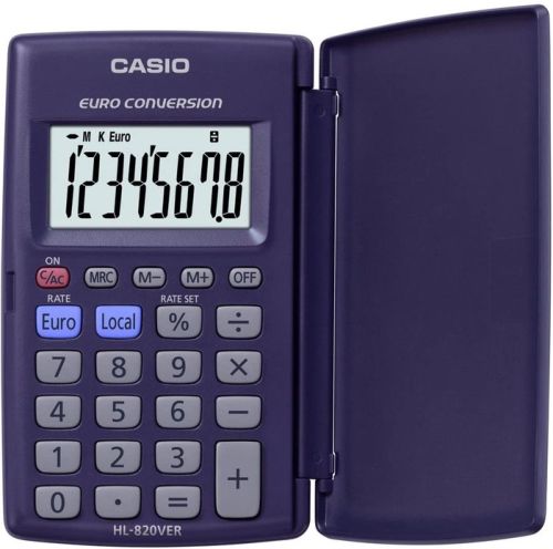 Calculadora de bolsillo casio hl-820vera