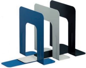 PAQ/2 SOPORTA LIBROS METALICO BASE ANTIDESLIZANTE 22,8X15CM