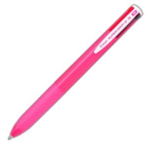 C/12 boligrafo supergrip g 4 colores cuerpo color rosa